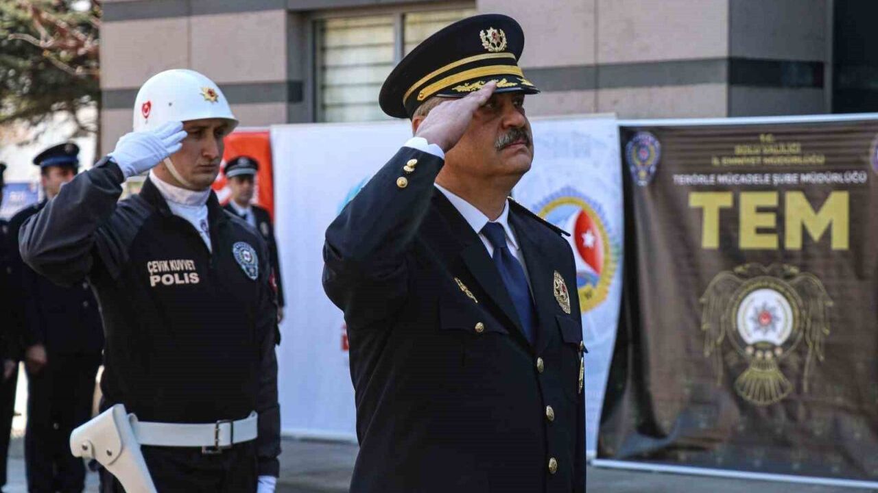 Polis Teşkilatı’nın 180. yılı Bolu’da törenle kutlandı