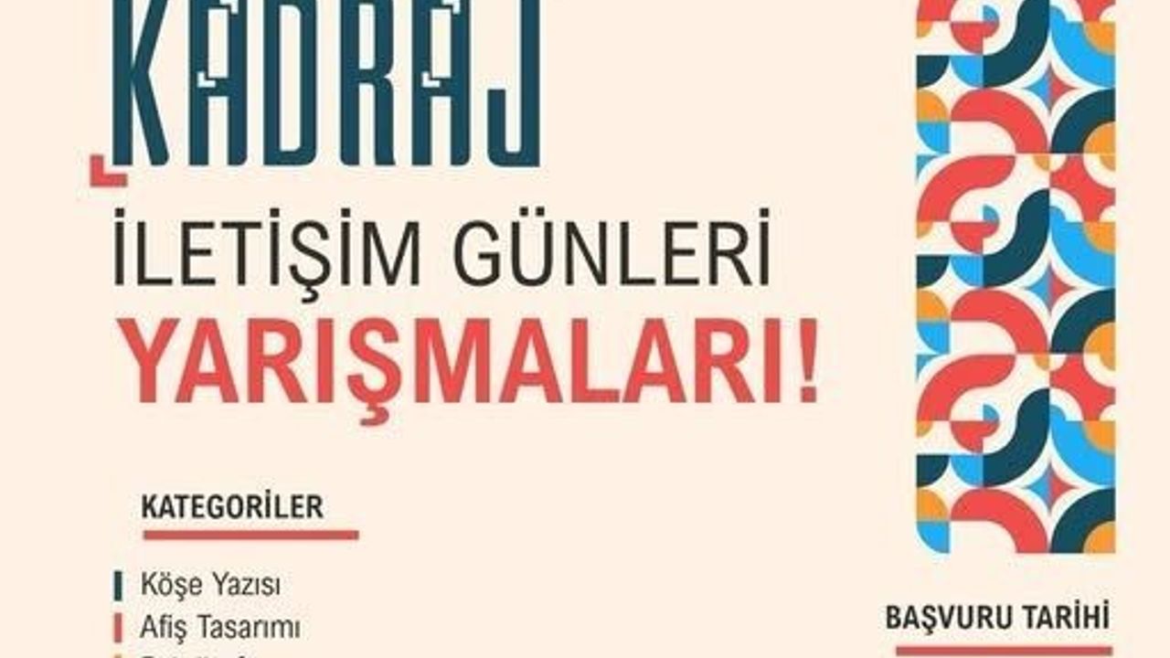 Kadraj İletişim Günleri’nde iletişim dünyasının önemli isimleri buluşacak