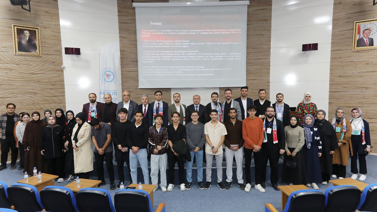 TOGÜ’de “Filistin Mücadelesi ve Hukuk” Konferansı Düzenlendi