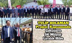 TULİP-BOLAMAN Projesi Kapsamında Çiftçilere 56 Milyar Liralık Hibe