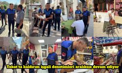 Tokat’ta kaldırım işgali denetimleri aralıksız devam ediyor