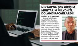 Niksar’da Muhtar, Banka Görevlisinin Sayesinde Dolandırılmaktan Kurtuldu