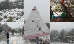 Tokat yükseklerinde kar, kent merkezinde yağmur etkili oldu