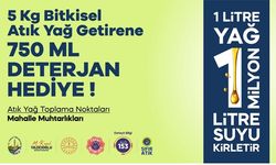 Tokat Belediyesi'nden Bitkisel Atık Yağ Getirene Deterjan Hediye!