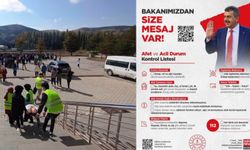 Tokat'ta Tüm Okullarda Eş Zamanlı Afet Tatbikatı Yapılacak