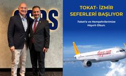 Tokat-İzmir Arası Direkt Uçuşlar Başlıyor Haftada 2 Gün Karşılıklı Sefer Olacak