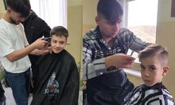 Tokat’ta Öğrenciler “Mesleğimi Seviyorum” Projesiyle Ortaokulluları Tıraş Etti