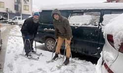 Kardeşlerin Tokat usulü kayak macerası