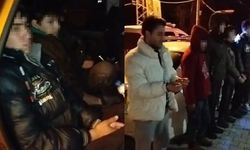 Erbaa'da durdurulan cipte 5 kaçak göçmen yakalandı