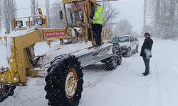 Tokat İl Özel İdaresi Ekipleri Karla Mücadele için Sahada