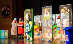 Erbaa'da çocuklara sıfır atık bilinci tiyatro ile anlatıldı