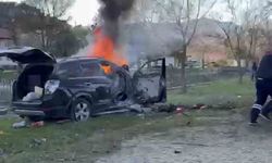 Tokat'ta ağaca çarpan cip yandı: 1 ölü, 2 yaralı