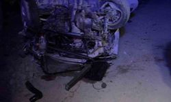 Alkollü sürücü otomobiliyle takla attı