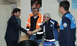 BAŞKAN YAZICIOĞLU, BELEDİYE PERSONELİYLE BAYRAMLAŞTI