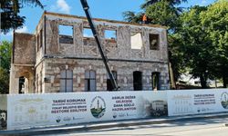 Tokat Belediye Binasında Restorasyon Çalışmaları Sürüyor