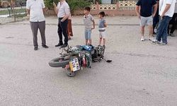 Tokat'ta 14 yaşındaki sürücünün kullandığı otomobil ile motosiklet çarpıştı: 1 yaralı