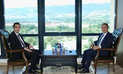 Adalet Komisyonu Başkanı Burak Özdemir’den Rektör Yılmaz’a Ziyaret
