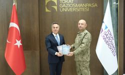 Tokat 48. Piyade Er Eğitim Alay Komutanı Piyade Albay Yaşar Yılmaz’dan Rektör Yılmaz’a Ziyaret