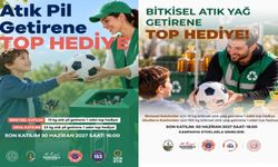 TOKAT’TA SIFIR ATIK SEFERBERLİĞİ: ATIK YAĞ VE PİL GETİRENE TOP HEDİYE