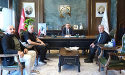 Tokat Bakkallar, Manifaturacılar ve Tuhafiyeciler Odası’ndan Rektör Yılmaz’a Nezaket Ziyareti