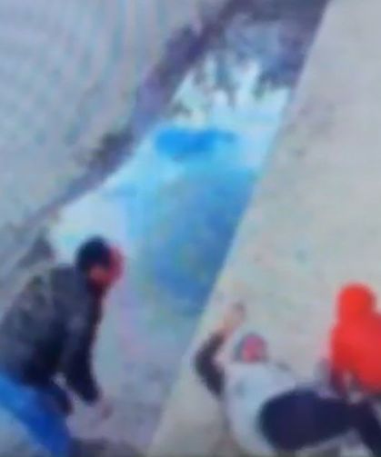 Kornaya bastı ama otomobile çarpmaktan kurtulamadı