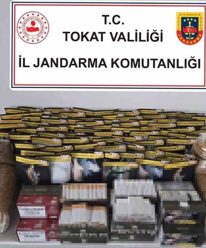 Tokat'ta kaçak tütünle yakalanıp, adliyede serbest kaldılar