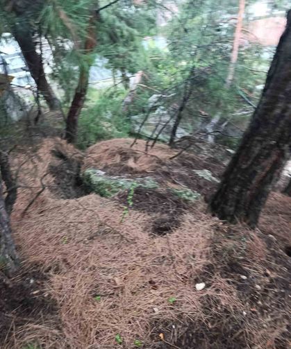 Tokat'ta heyelan ve kaya düşmesi nedeniyle 13 daire tahliye edildi