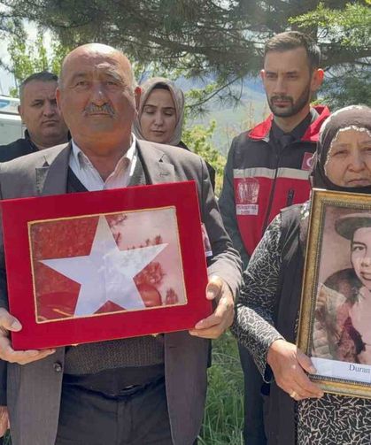 61 yıllık mezar taşı, şehidiyle birlikte Tokat'a geldi