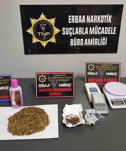 Erbaa'da uyuşturucu operasyonu: 3 gözaltı