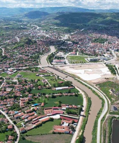 Turhal'da taşkın riski altındaki yerleşim yerleri boşaltılıyor