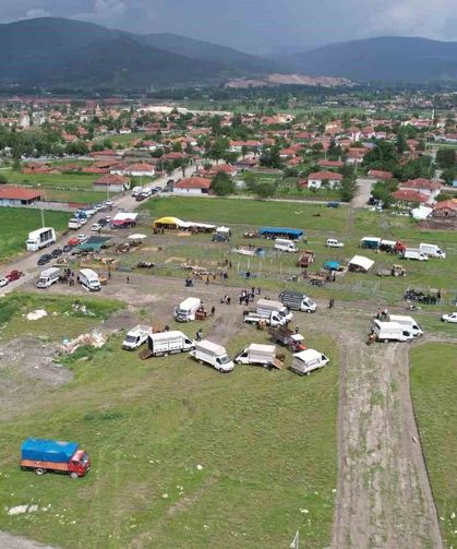 Turhal'da taşkın riskine karşı hayvan pazarı yüksek bölgeye taşındı