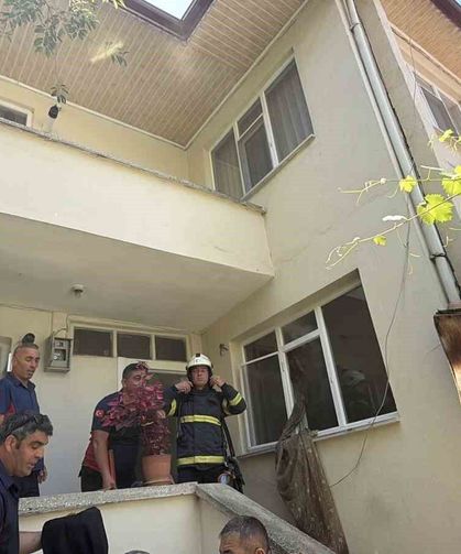 Erbaa'da ev yangınında yaşlı adam hayatını kaybetti