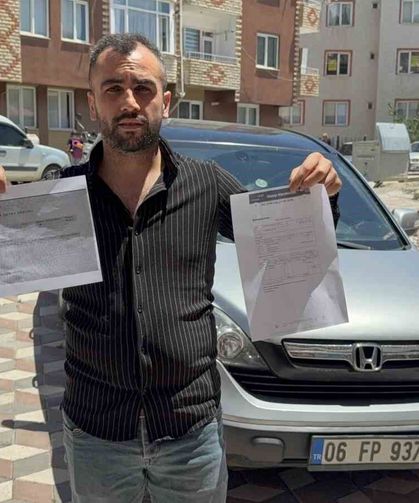 Otomobilin üç önceki sahibinin cezası yeni sahibinin başını ağrıttı