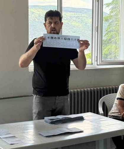 Tokat'ta 4 beldede oy sayımı başladı