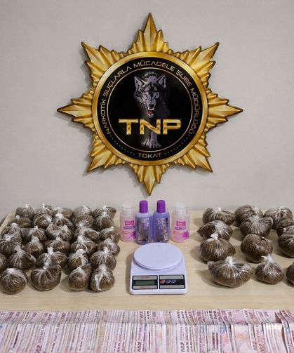 Tokat'ta zehir tacirlerine darbe: 2,9 kilo uyuşturucu ele geçirildi