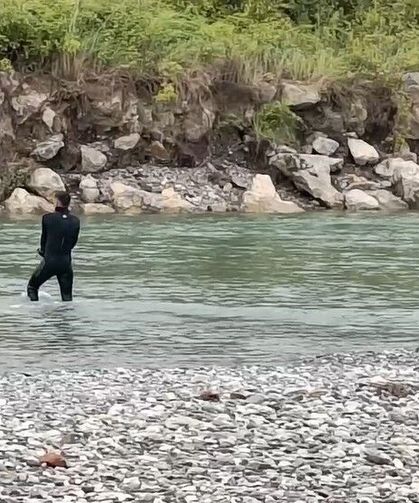 Kelkit Irmağı'nda kaybolan genç için arama çalışmaları yeniden başladı