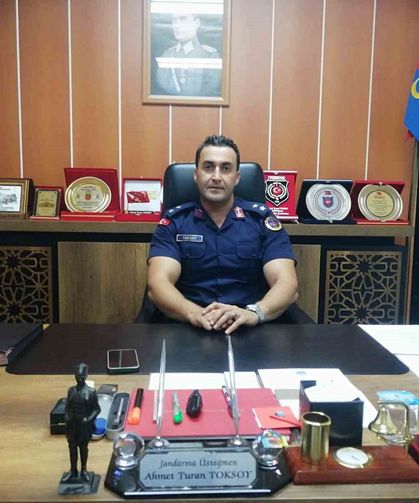 Niksar'a yeni ilçe jandarma komutanı göreve başladı