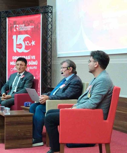 TOGÜ'de demokrasi destanı tanıklıklarla anlatıldı