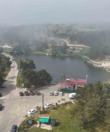 Tokat'ta bin 400 rakımdaki gölet ziyaretçilerini ağırlıyor