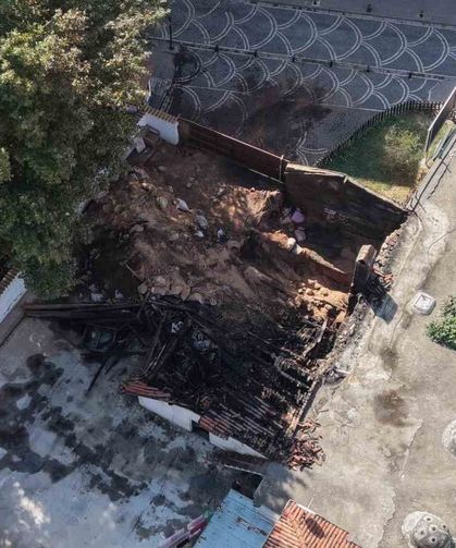 Tarihi hamamda korkutan yangın
