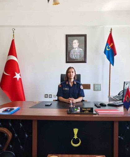 Tokat'ta ilk kez bir kadın ilçe jandarma komutanlığı görevine atandı