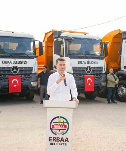 Erbaa Belediyesi araç filosunu güçlendirdi