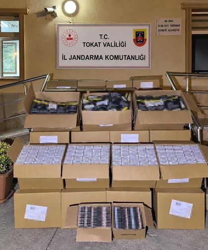 Kaçak tütün operasyonunda 600 bin makaron ele geçirildi