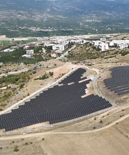 TOGÜ kampüsünün elektriğinin tamamı güneşten karşılanıyor