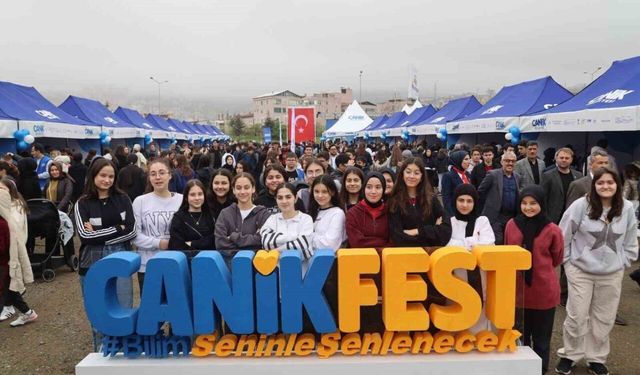 71 bin 222 bilim ve teknoloji tutkunu CANİKFEST’te buluştu