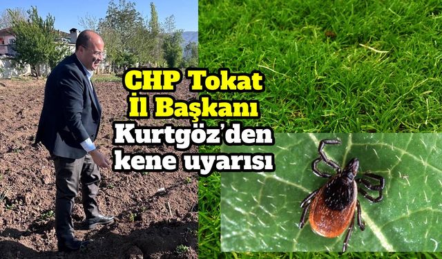CHP Tokat İl Başkanı Kurtgöz’den kene uyarısı