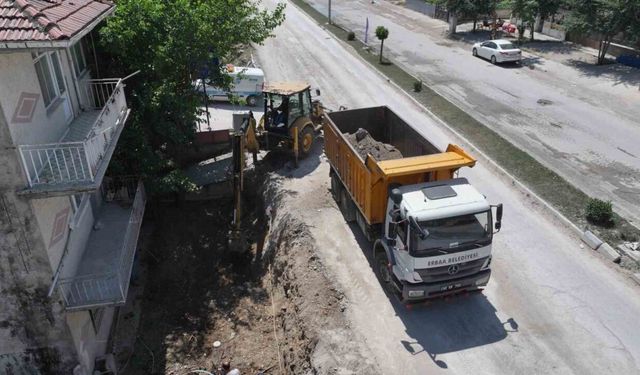 Alternatif hastane yolu için Erbaa’da yol yenileme çalışmaları başladı