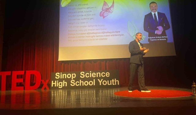 Doğukan Erdem Kutlu, Sinop’ta gençlere seslendi: "Mış gibi konuşmayın, mış gibi yaşamayın"