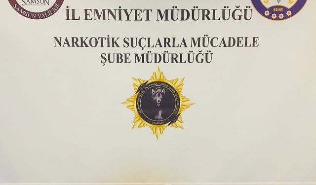 Samsun’da 1 kilo 250 gram metamfetamin ele geçirildi: 2 gözaltı