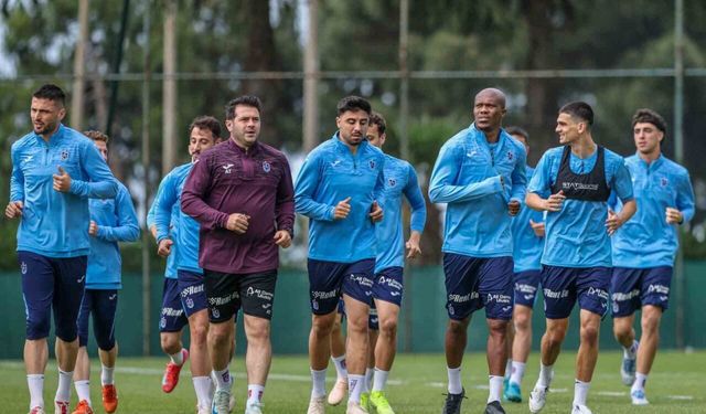 Trabzonspor’da kamp öncesi yoğun mesai